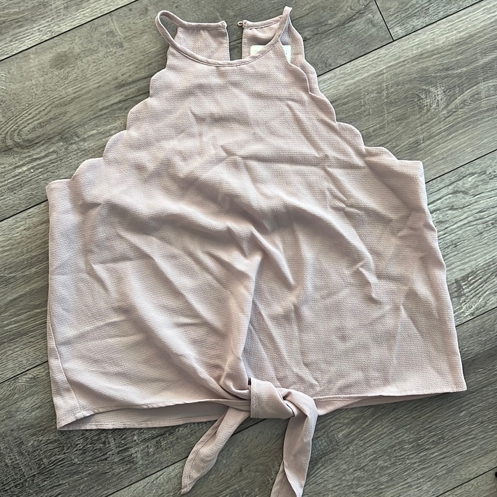 Light pink top